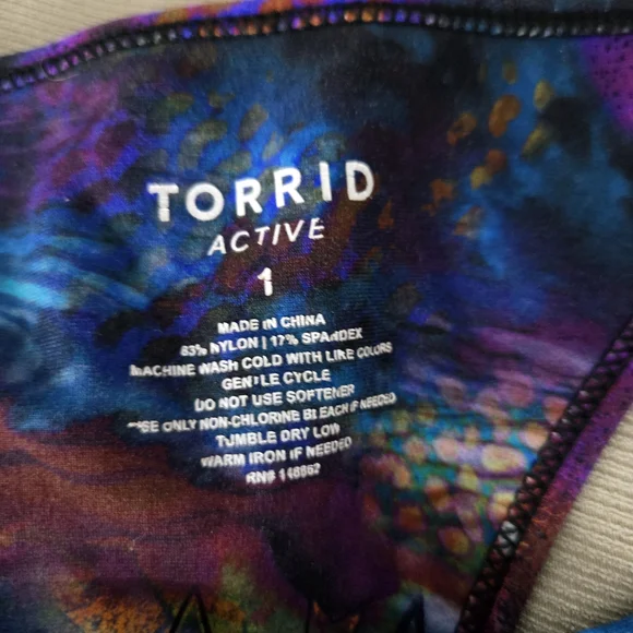 Torrid Active Yoga Or Workout Outfit (Sports Bra & Leggings) - Picture 10 of 13